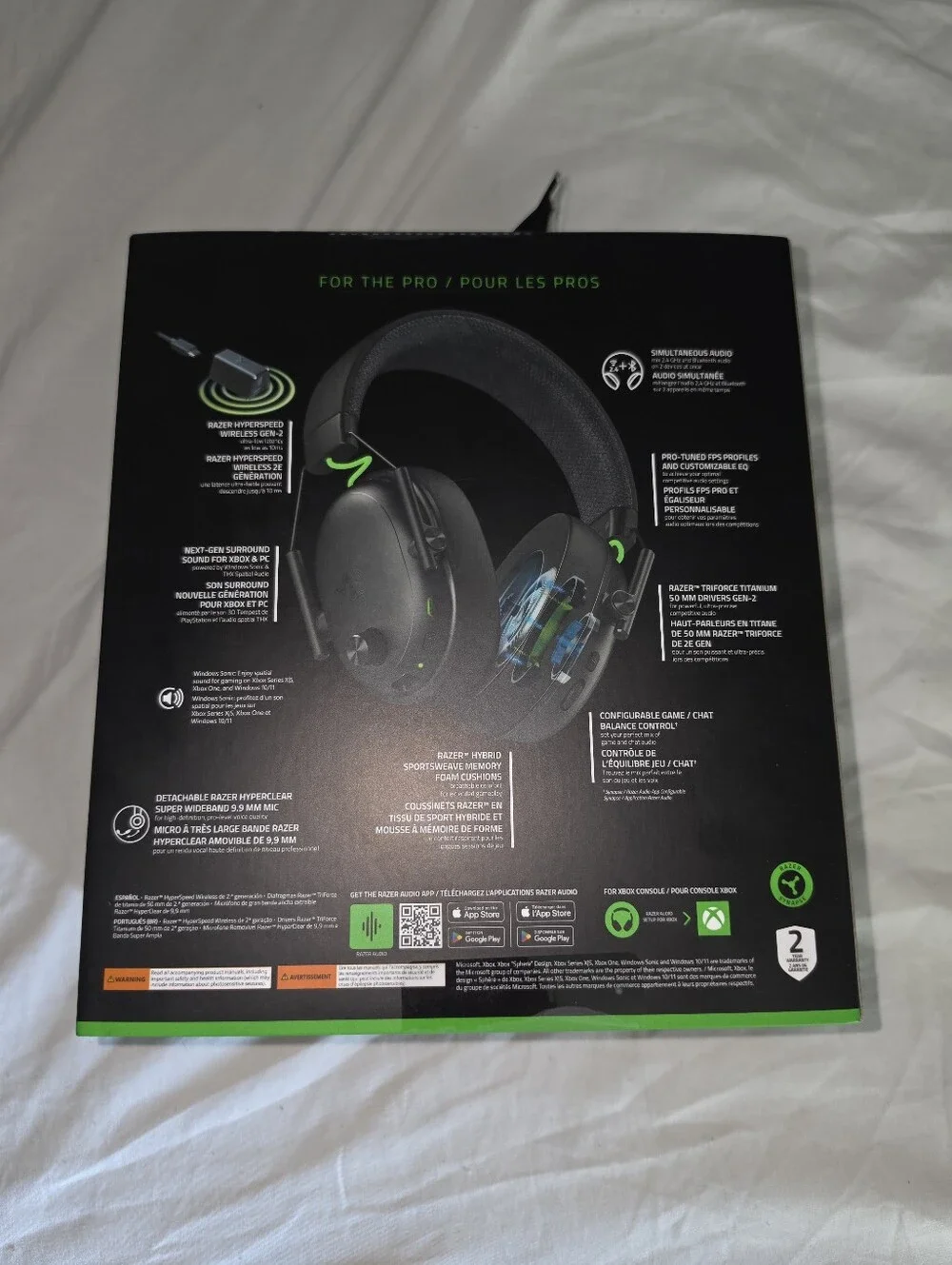 Razer SEALED! NIB! Blackshark V3 Esports Gaming Headset in Black. R2S!
